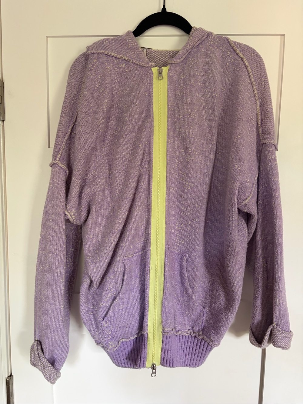 Free people over sized zip up